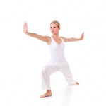 Tai-Chi-Übungen auf dem Video
